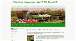 Desktop Screenshot of 42ndstreetgreenhouse.com